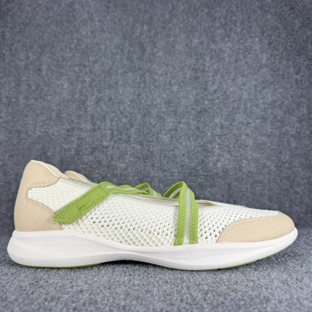Vivaia Walker Pro Mesh Hybrid Mary Jane Sneakers Womens 10.5 EU 42 White Green